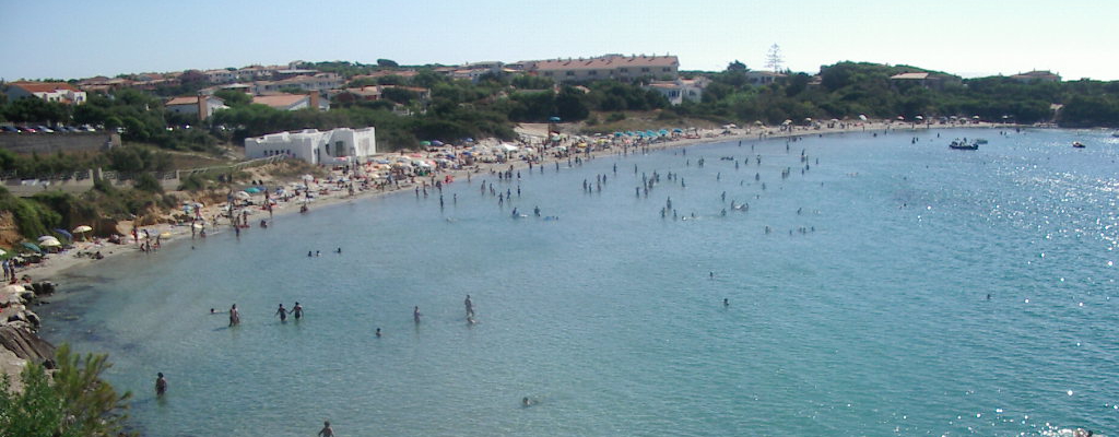 La splendida spiaggia